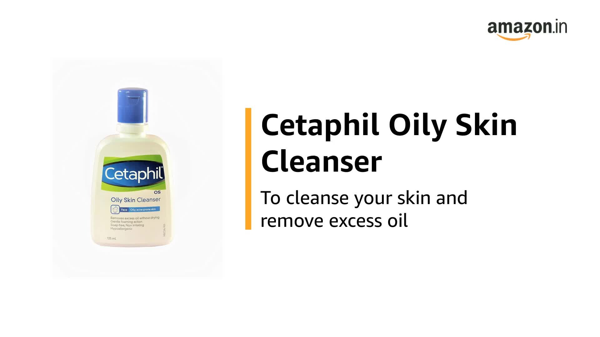 Cetaphil Oily Skin Cleanser , Daily Face Wash for Oily, Acne prone Skin , Gentle Foaming, 125ml - Image 4